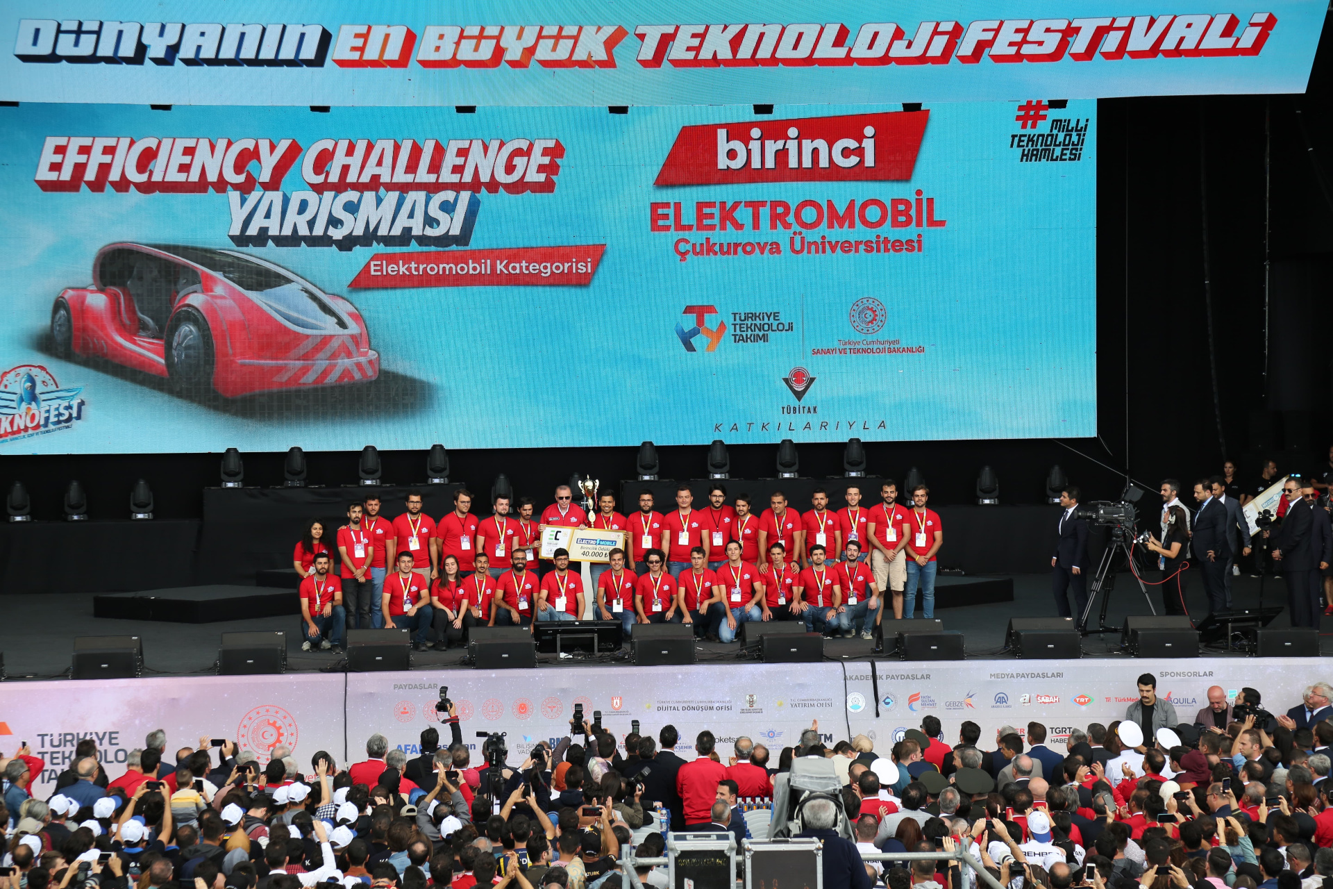 TEKNOFEST 2019 Uluslararası Efficiency Challenge Elektrikli Araç Yarışları'nda ŞAMPİYON 1.5 ADANA